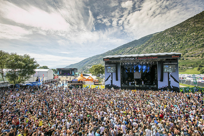 Scène Open Air Gampel